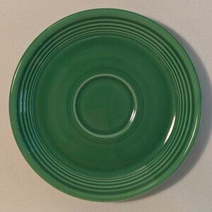Vintage Fiesta Medium Green Saucer, Homer Laughlin 1936-1959